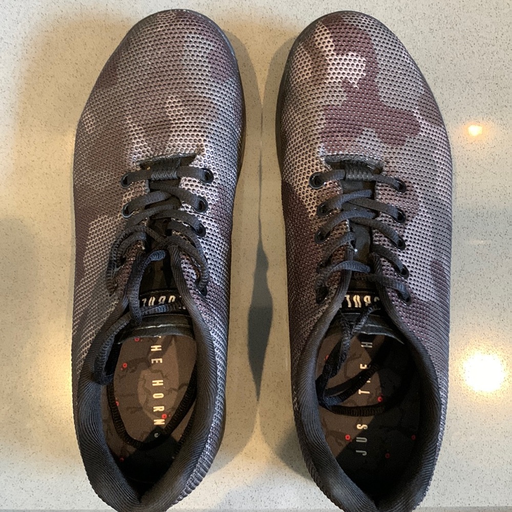 Nobull Project Black Brown Camo Training Shoes. Men 9.5 Women 11